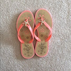 Starfish flip flops